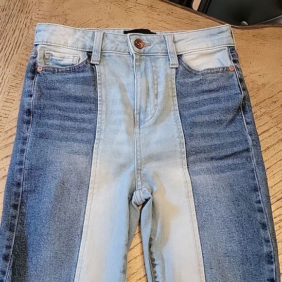 Kendall + Kylie size 26 two toned babe skinny jeans NWOT - Picture 4 of 12